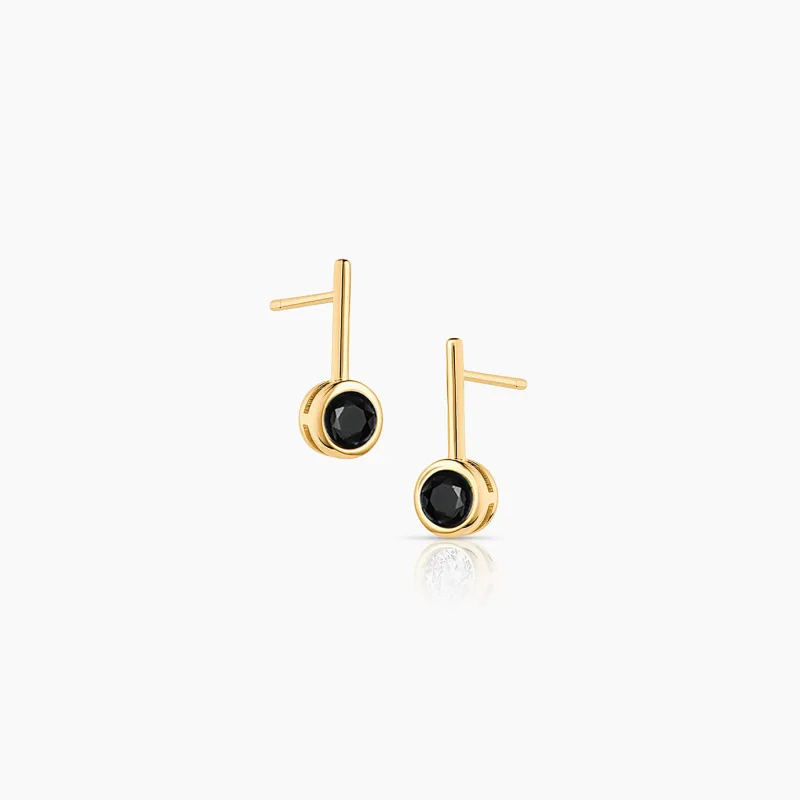 Noemi Black Earrings made by Thatch
