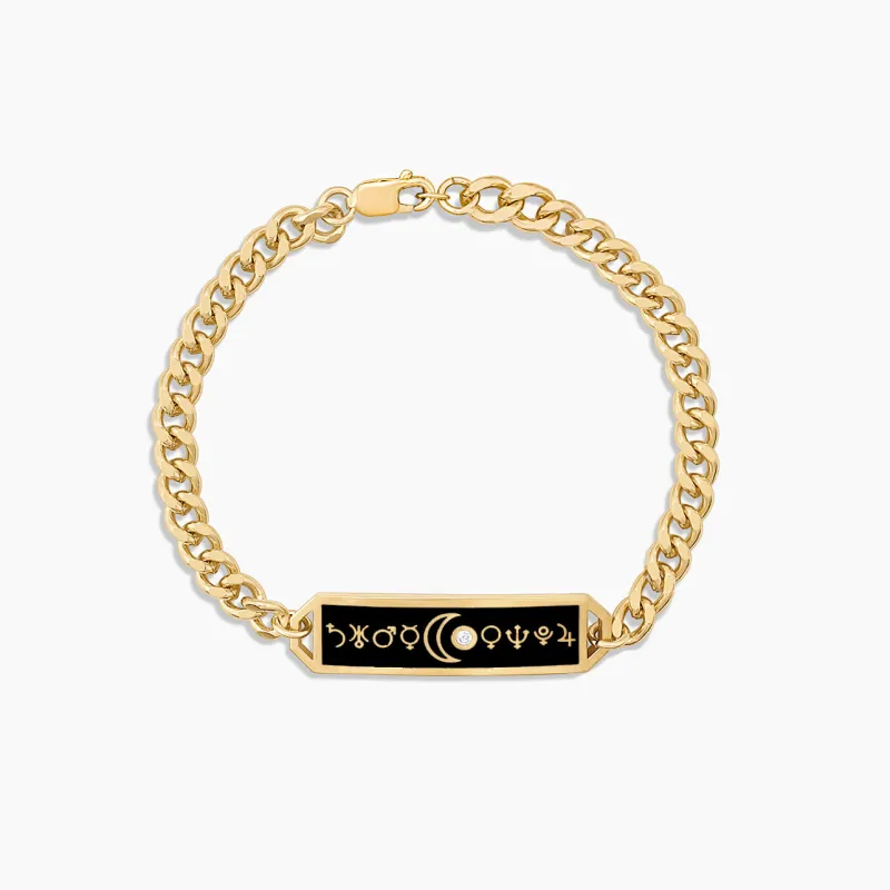 Alchemy Black Enamel Bracelet sold by Thatch