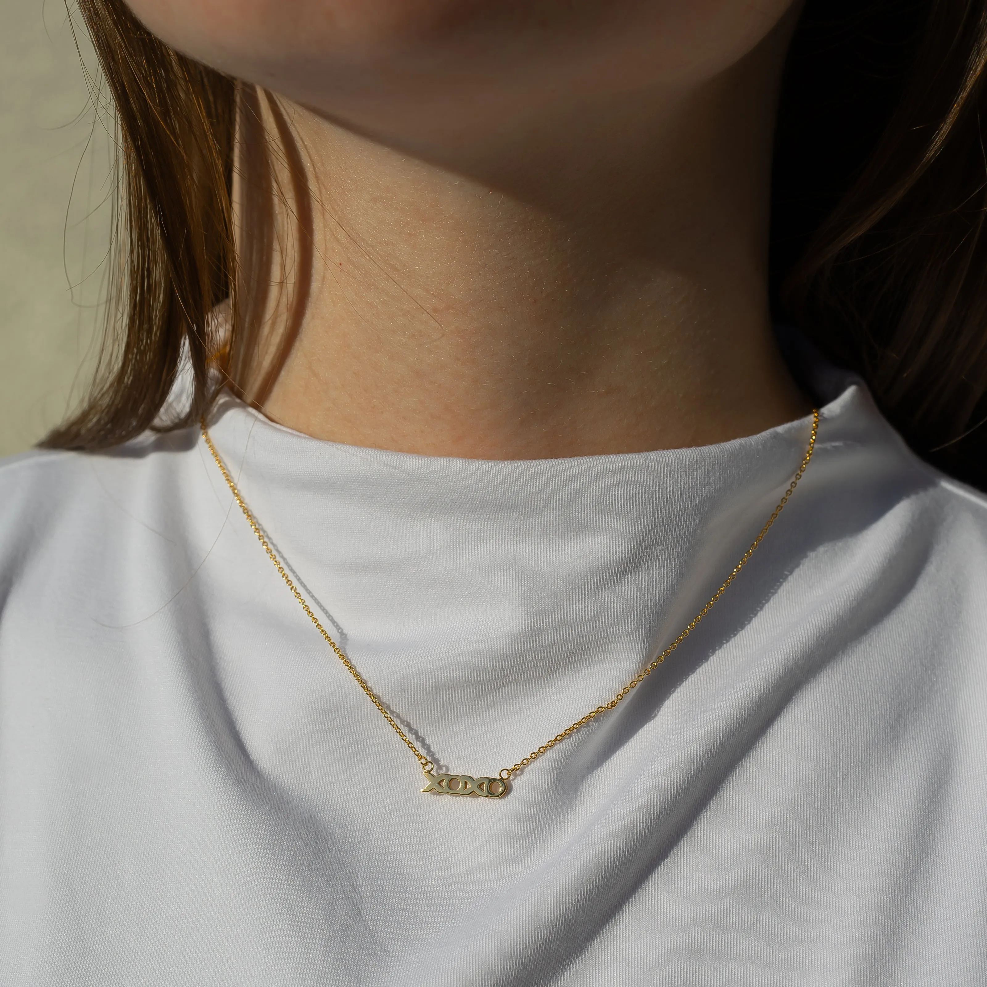 XOXO Script Necklace sold by Thatch product image thumbnail 2
