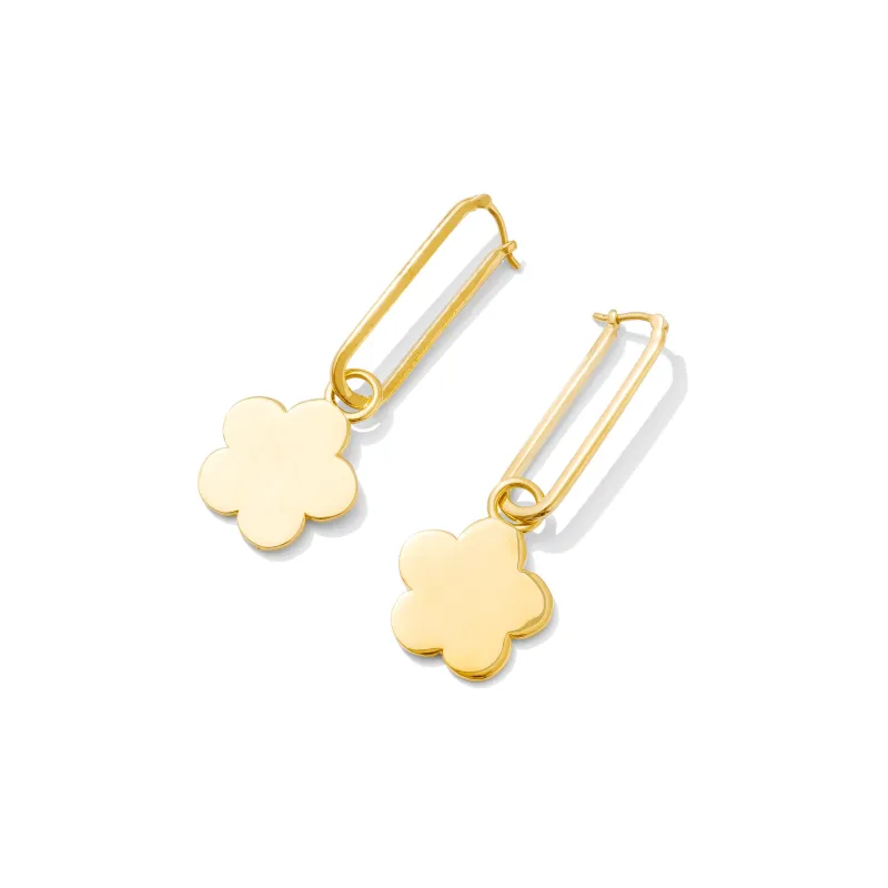 Flora Hoop Earrings made by Thatch