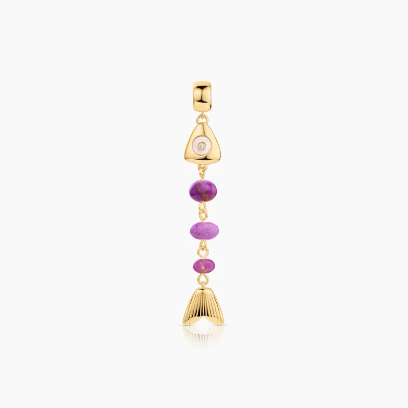 La Pez Purple Mica Fish Bail made by Thatch
