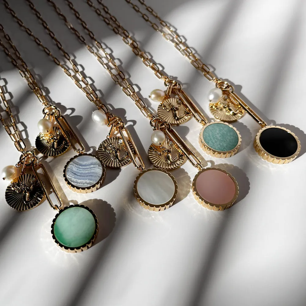 Paradiso Mermaid Mother Of Pearl Necklace sold by Thatch product image thumbnail 3