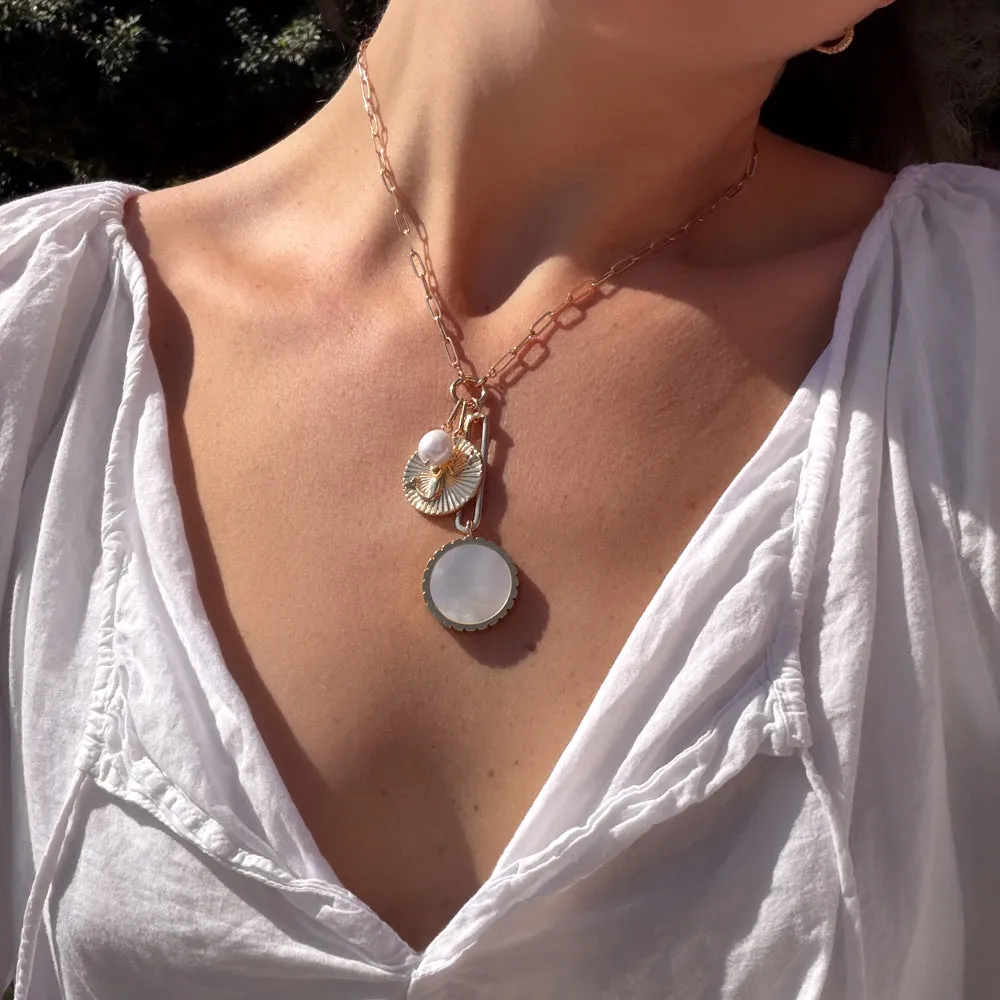 Paradiso Mermaid Mother Of Pearl Necklace sold by Thatch product image thumbnail 2