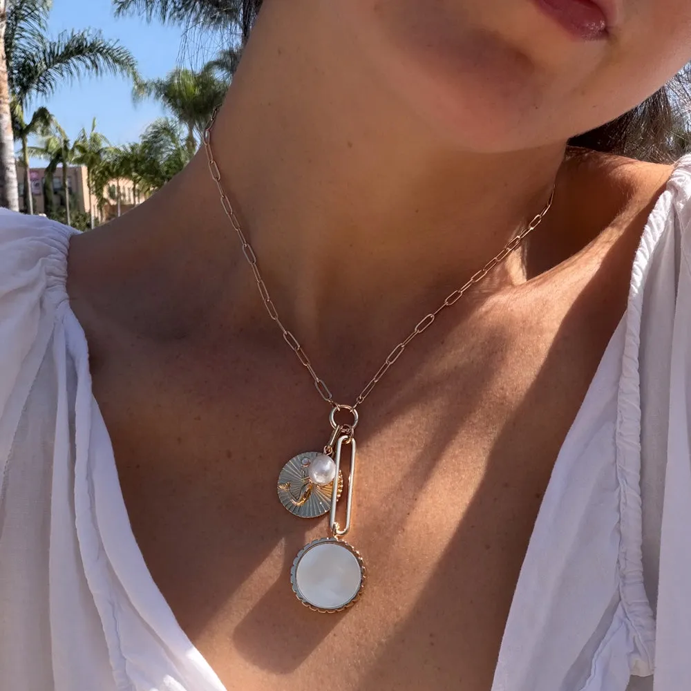 Paradiso Mermaid Mother Of Pearl Necklace sold by Thatch product image thumbnail 5