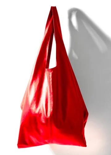 XL Oversize Shopper | Crimson Red sold by Modern Weaving