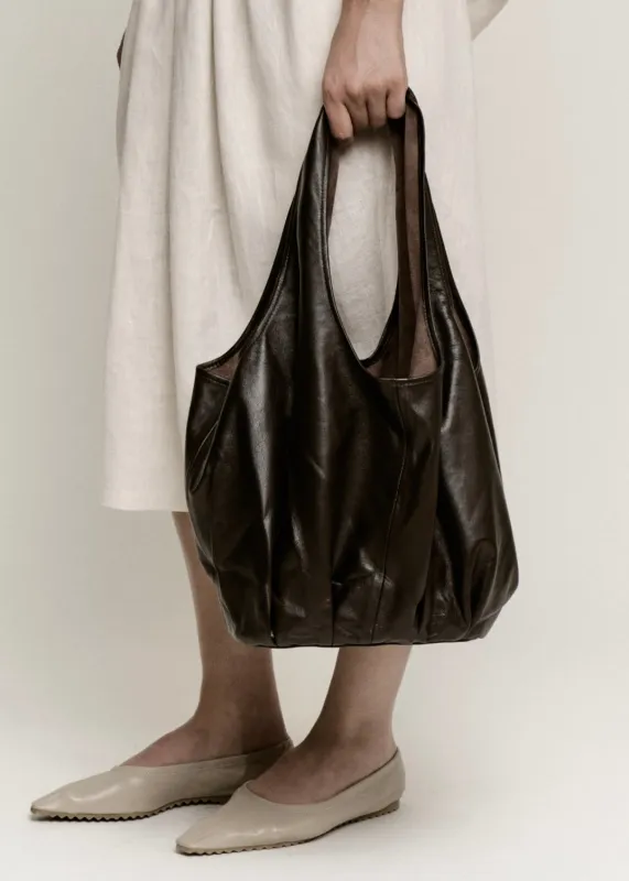 Petite Pleated Shopper | Braun made by Modern Weaving