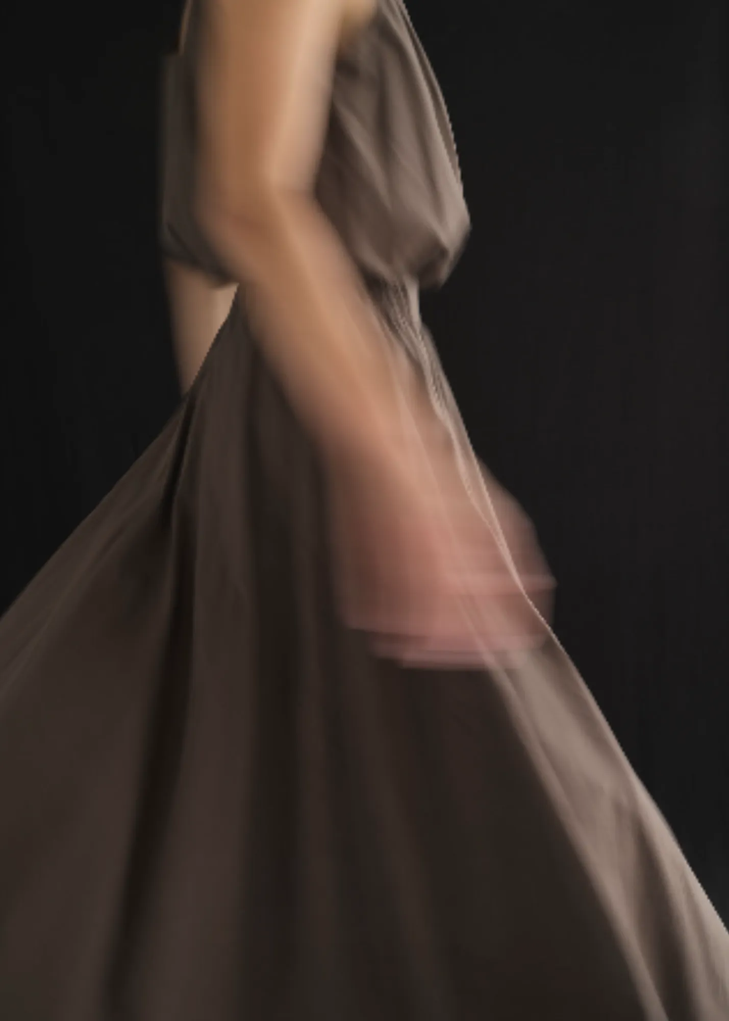 Relaxed Circle Skirt | Chocolate Parchment Poplin sold by Modern Weaving product image thumbnail 2