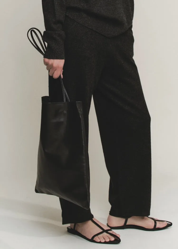 Cashmere Easy Pant | Black Cashmere sold by Modern Weaving