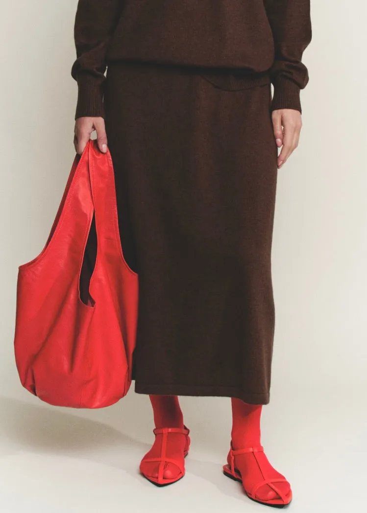 Cashmere Midi Skirt | Cinnamon Cashmere sold by Modern Weaving product image thumbnail 3