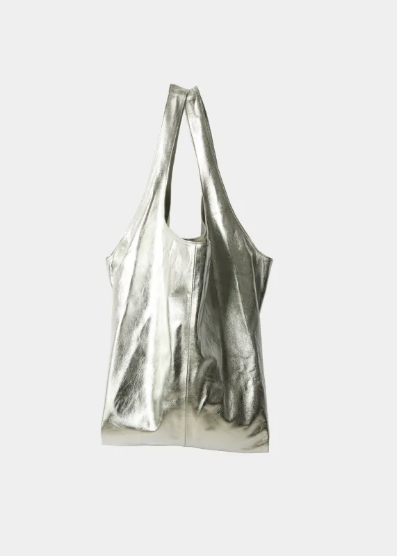 XL Oversize Shopper  | Silver made by Modern Weaving