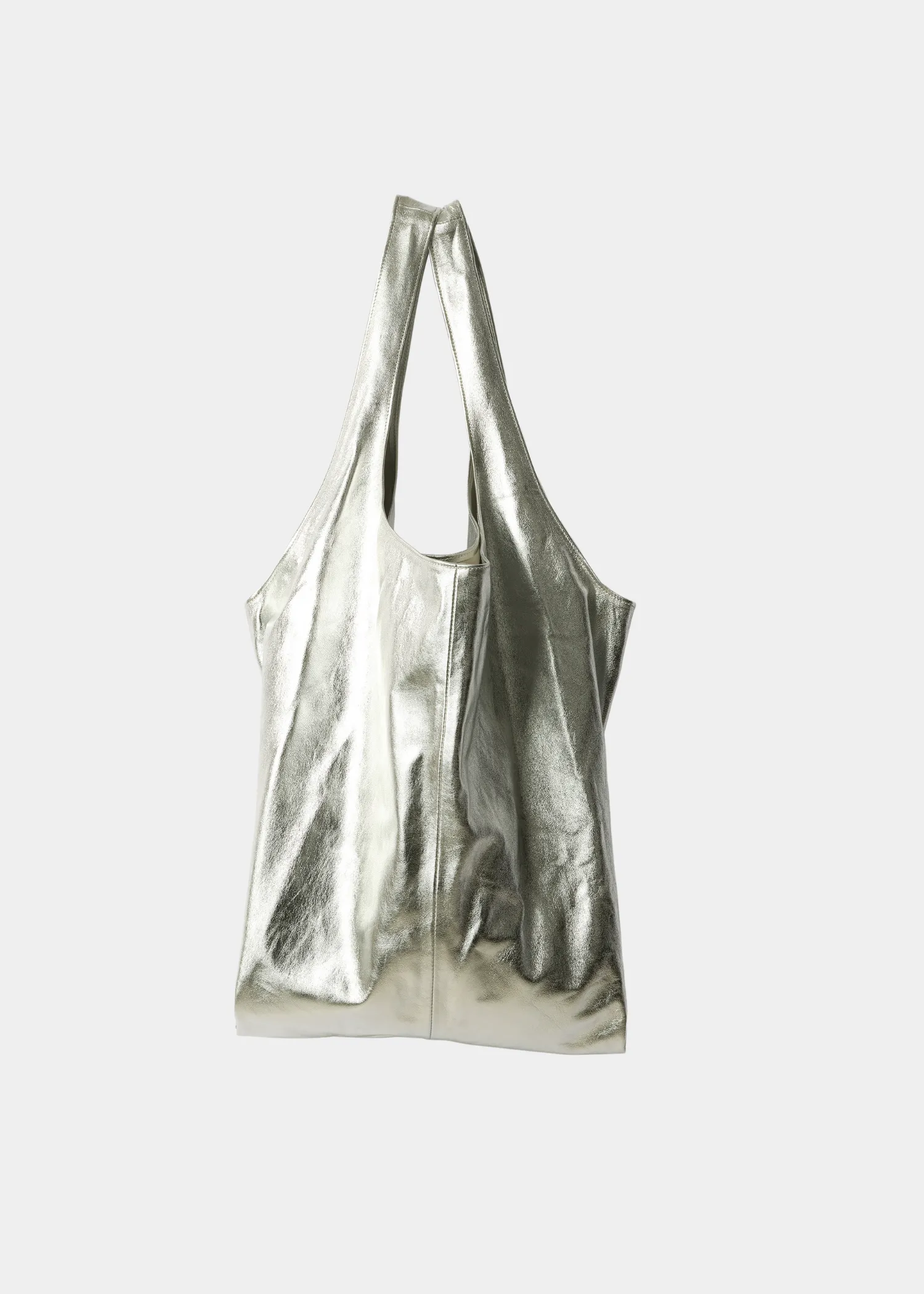 XL Oversize Shopper | Silver sold by Modern Weaving