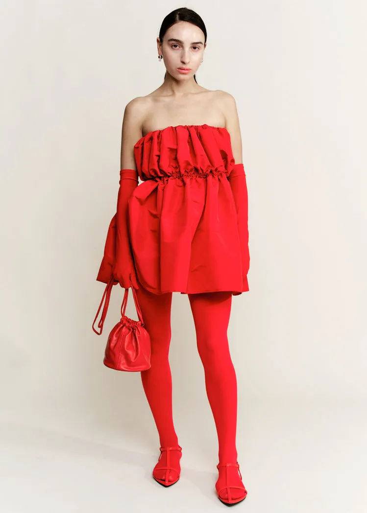 Mini Drum Drawstring Bucket | Crimson sold by Modern Weaving product image thumbnail 3