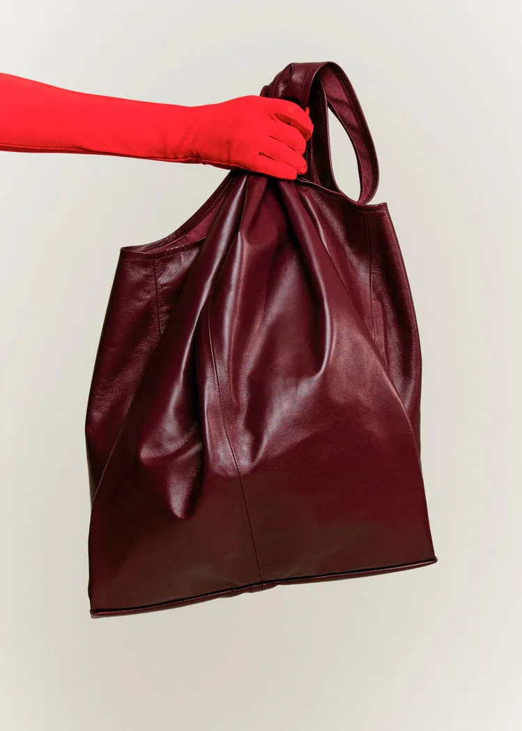 XL Oversize Shopper | Burgundy sold by Modern Weaving product image thumbnail 4