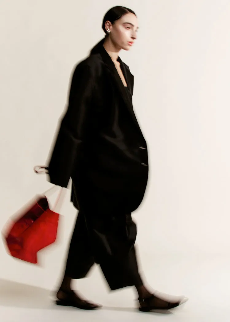 Infinity Single Strap Tall Crossbody | Glossed Crimson sold by Modern Weaving product image thumbnail 2