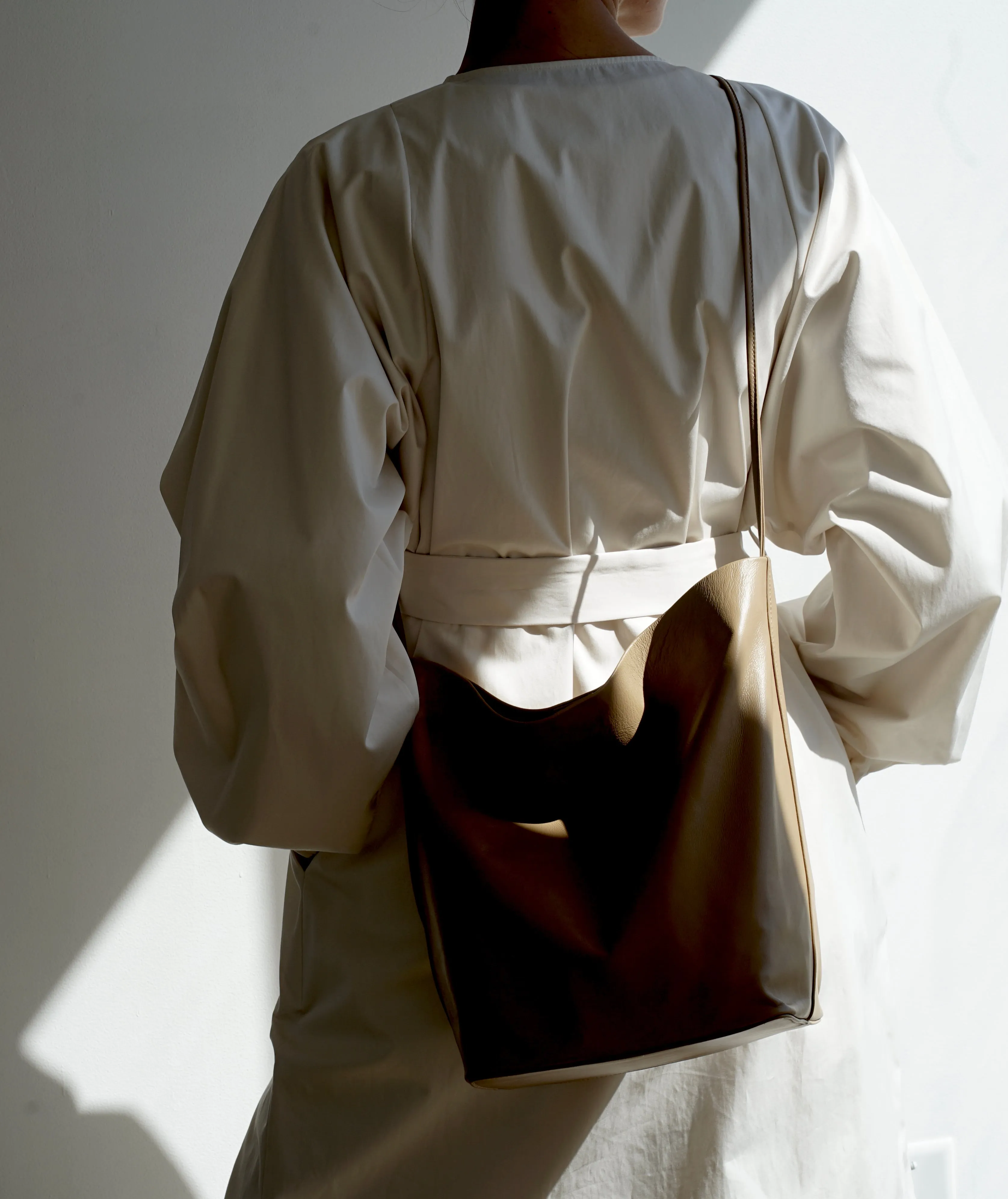 Single Strap Tall Crossbody | Taupe sold by Modern Weaving product image thumbnail 4