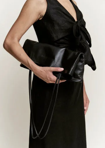 Narrow Oval Relaxed Tote | Black sold by Modern Weaving product image thumbnail 4