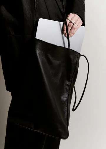 Slim Elongated Tote | Black sold by Modern Weaving product image thumbnail 2