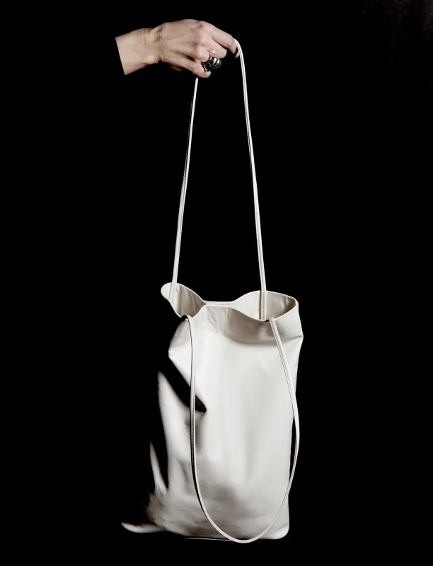 Slim Elongated Tote | Creme sold by Modern Weaving