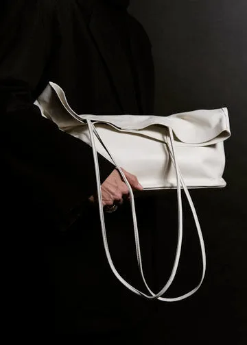 Large Relaxed Oval Tote | Creme sold by Modern Weaving product image thumbnail 4