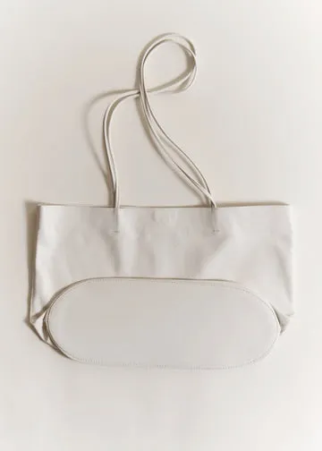 Large Relaxed Oval Tote | Creme sold by Modern Weaving product image thumbnail 5