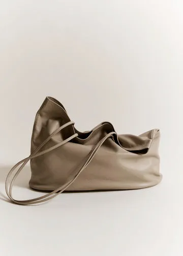 Large Relaxed Oval Tote | Taupe sold by Modern Weaving product image thumbnail 3