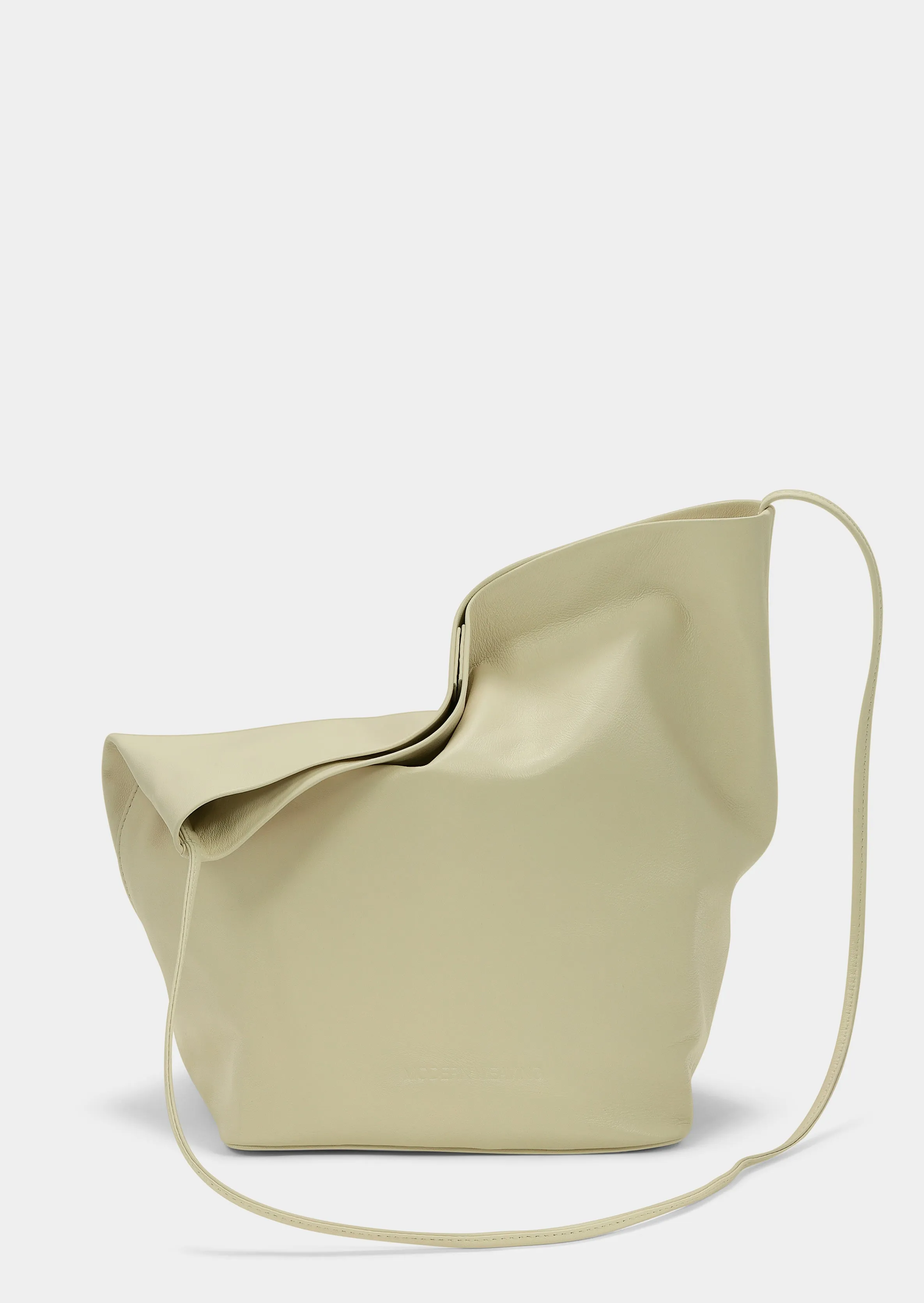 Single Strap Tall Crossbody | Pale Khaki sold by Modern Weaving