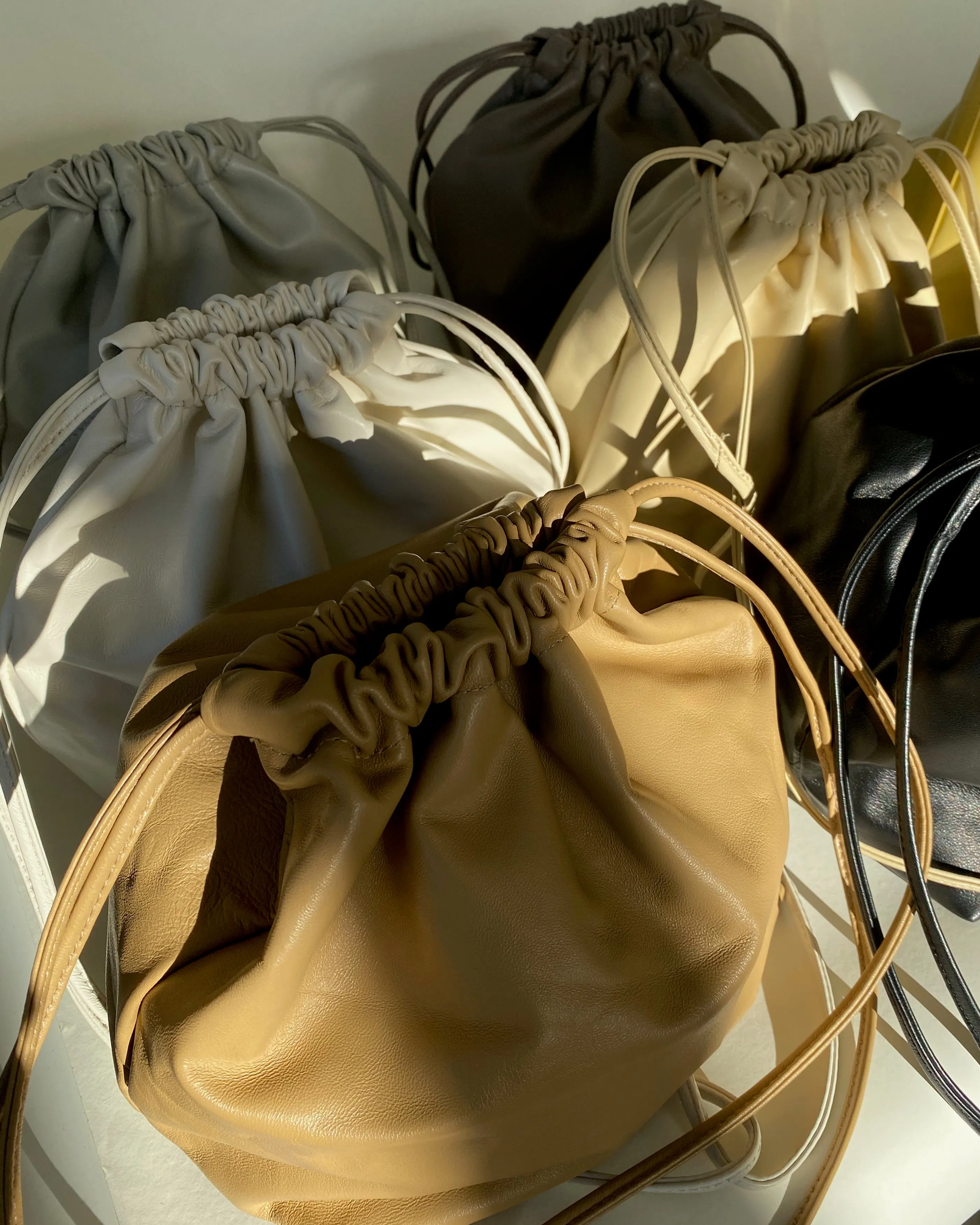 Square Gathered Bucket | Braun sold by Modern Weaving product image thumbnail 4