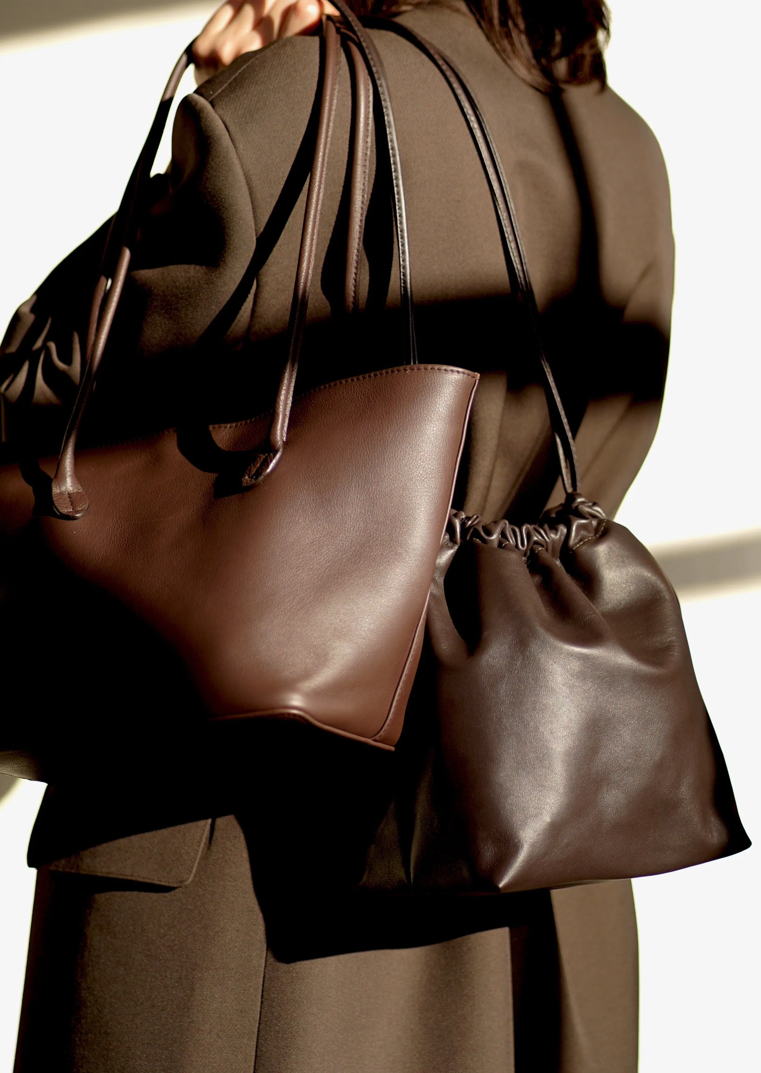 Square Gathered Bucket | Braun sold by Modern Weaving product image thumbnail 3