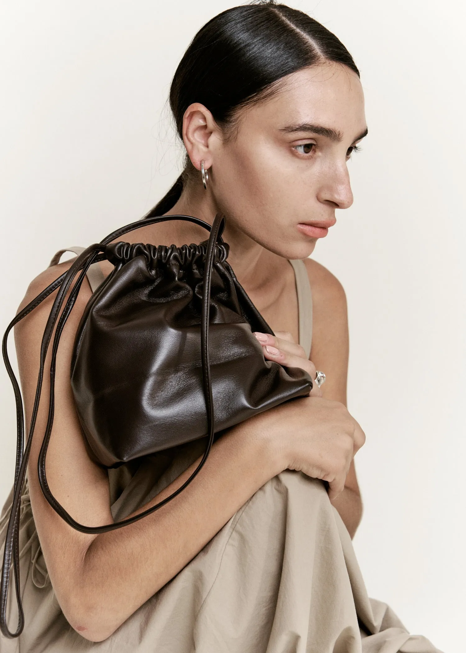 Square Gathered Bucket | Braun sold by Modern Weaving