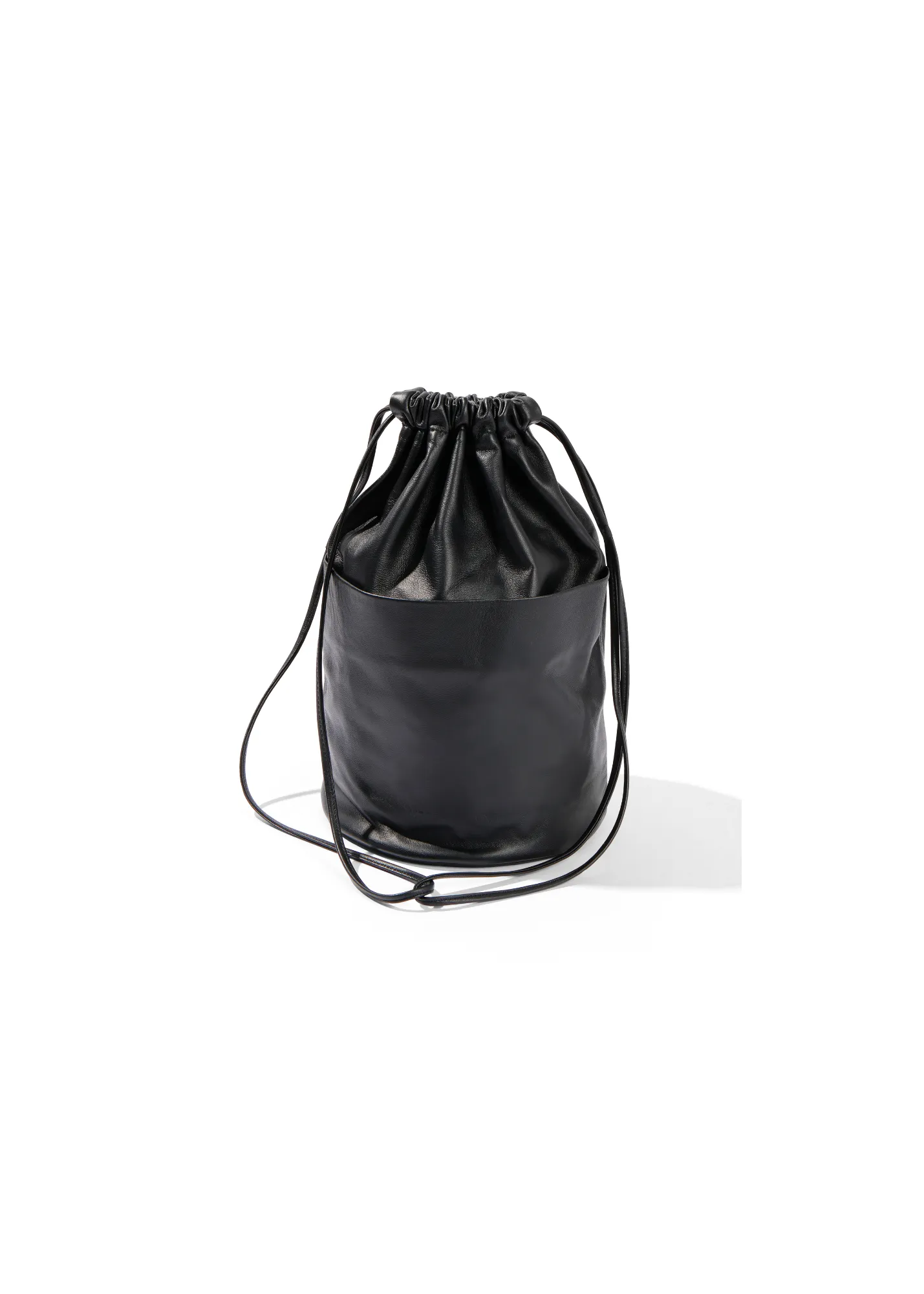 Tall Drawstring Bucket | Black sold by Modern Weaving product image thumbnail 2