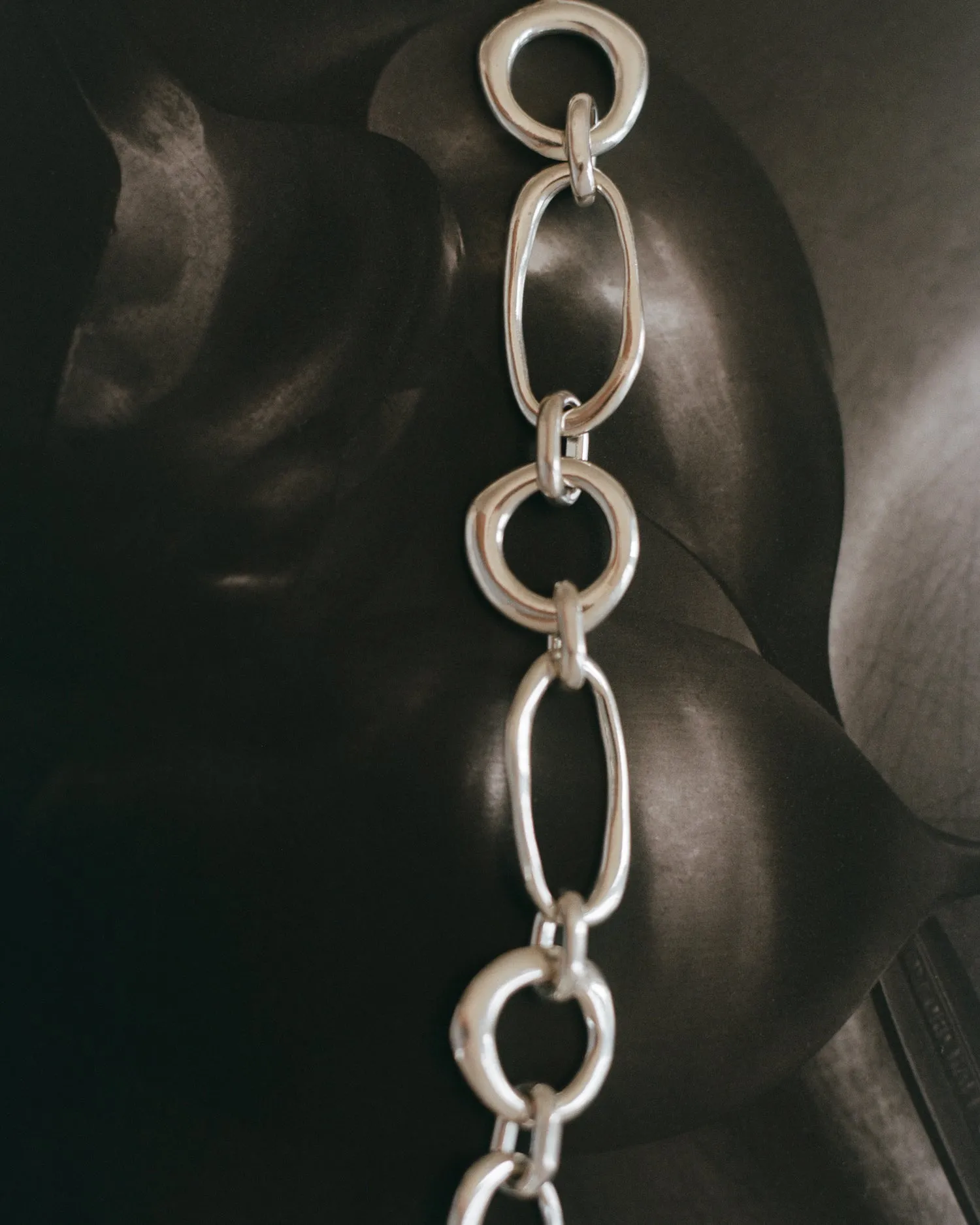 Circle Oval Link Necklace | Sterling Silver sold by Modern Weaving