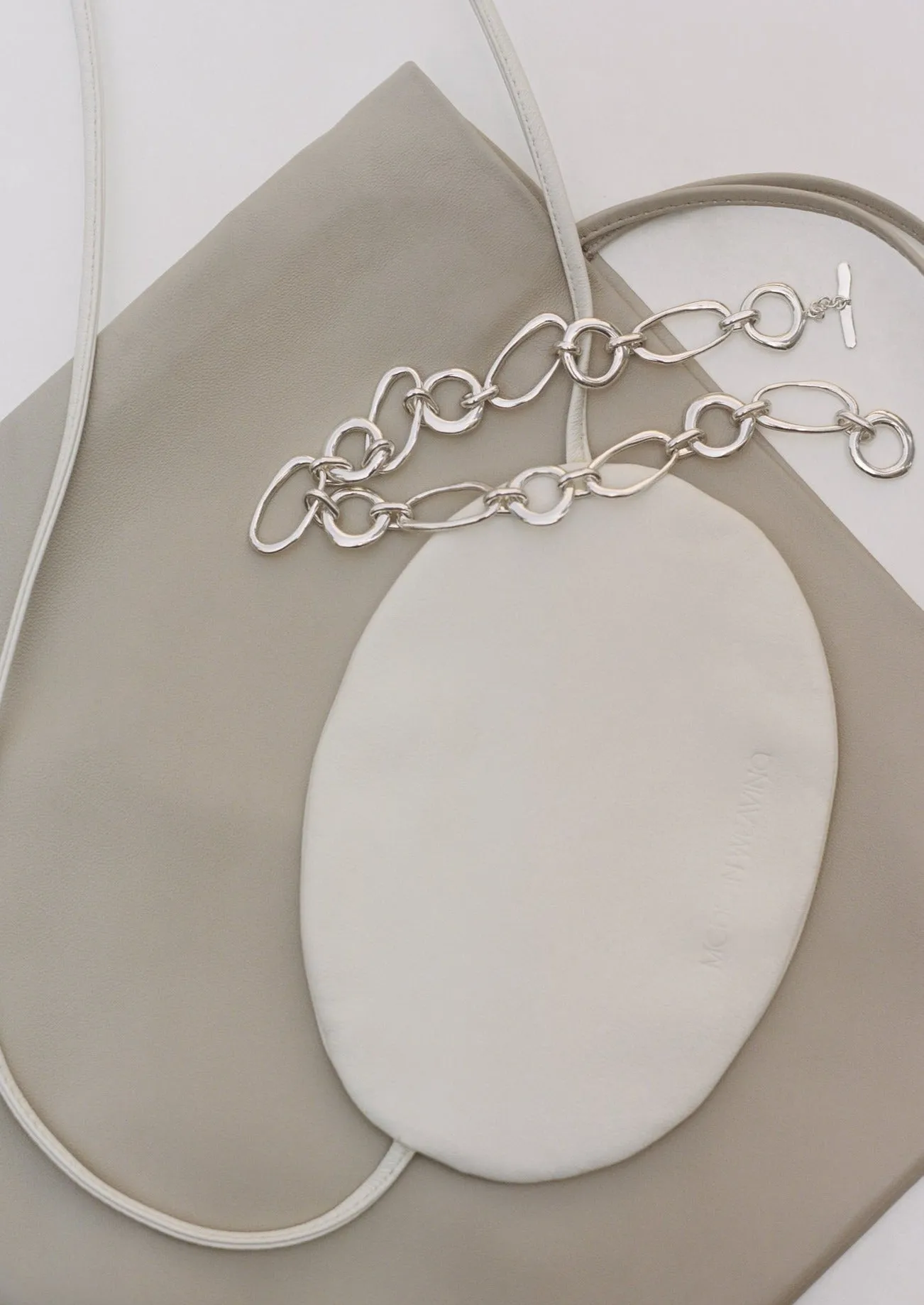 Slim Lamb Sak | Taupe sold by Modern Weaving