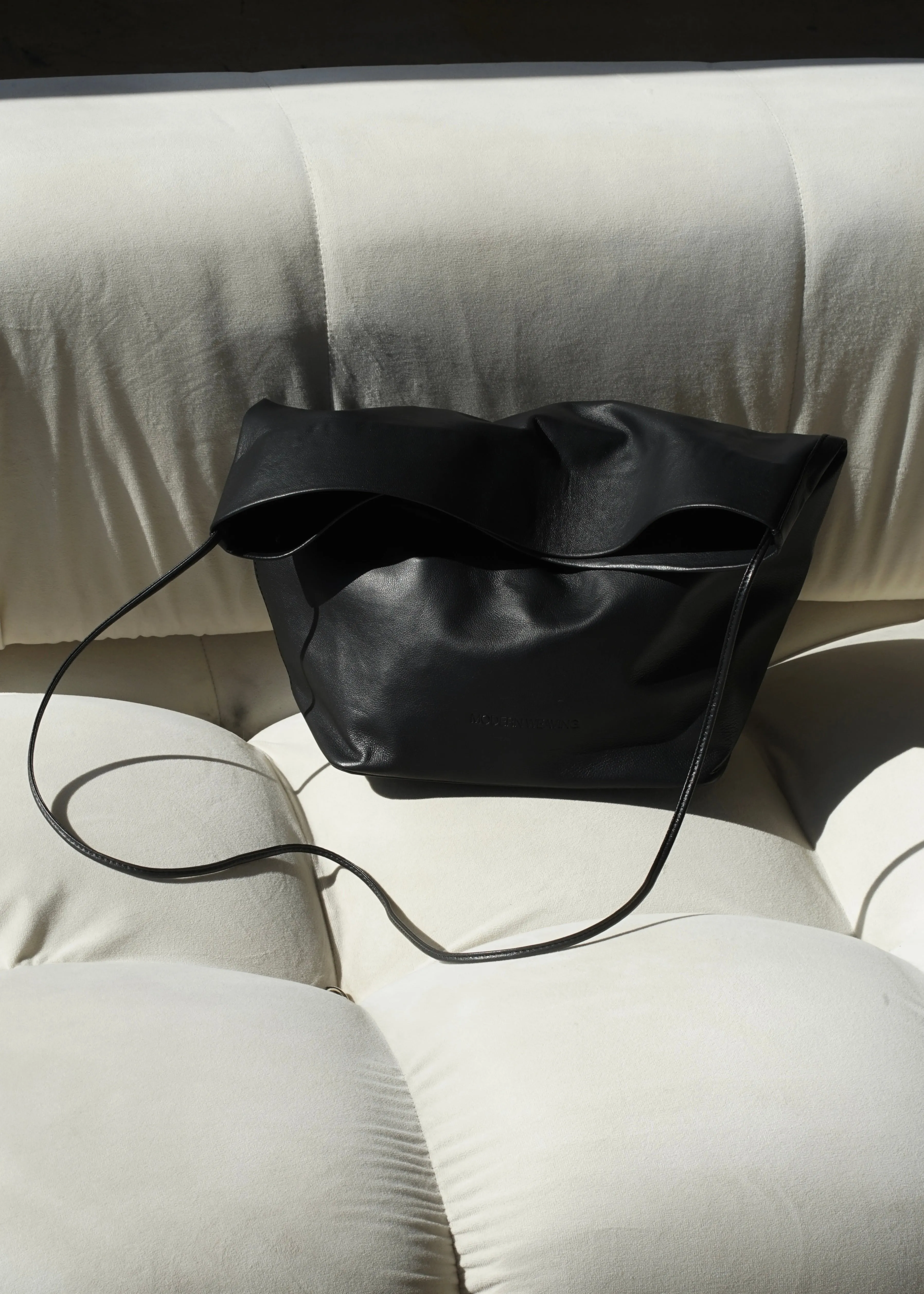 Single Strap Tall Crossbody | Black sold by Modern Weaving product image thumbnail 3