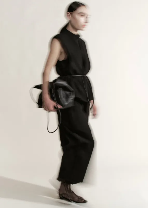 Single Strap Tall Crossbody  | Black made by Modern Weaving