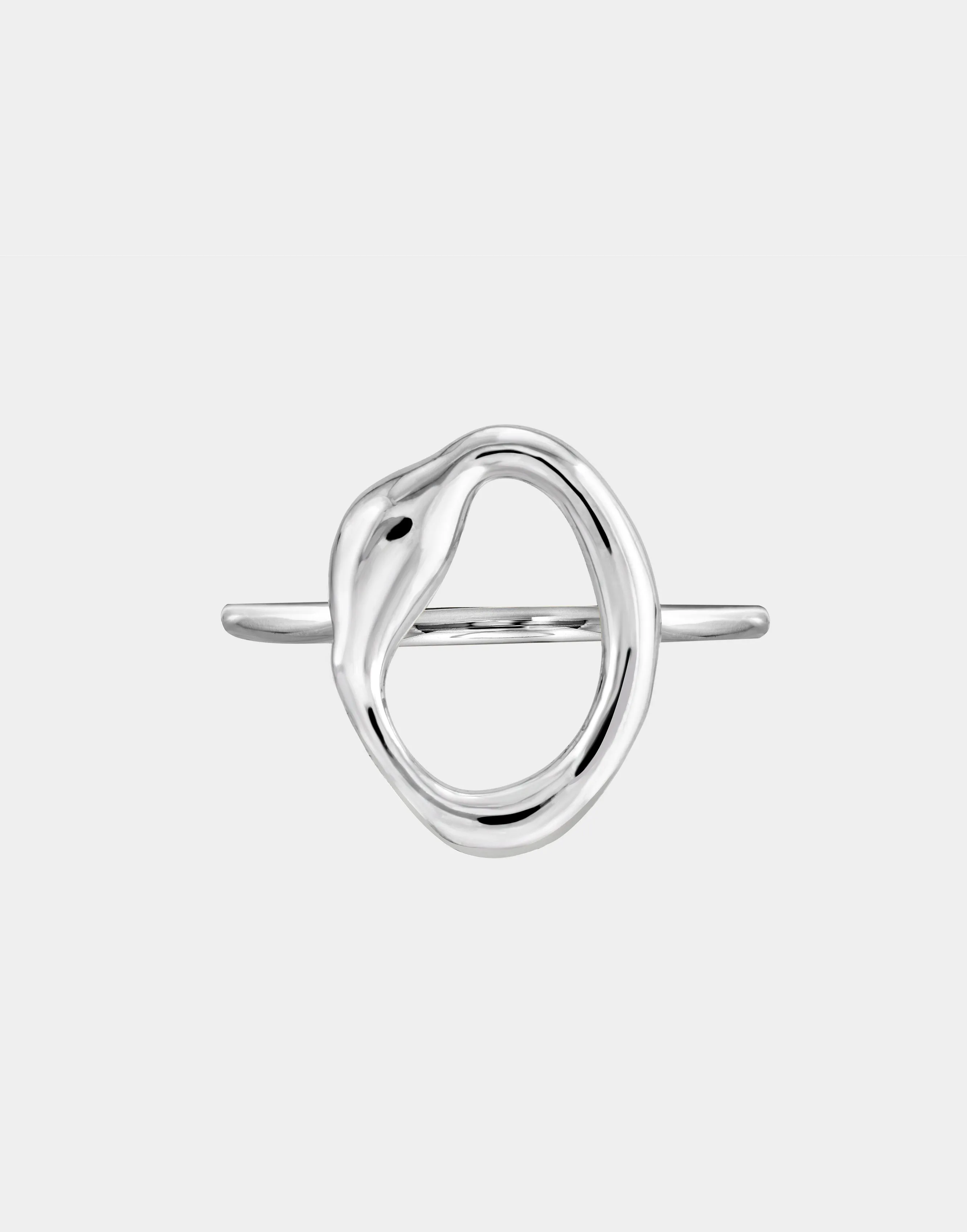 Organic Oval Ring | Sterling Silver sold by Modern Weaving product image thumbnail 2