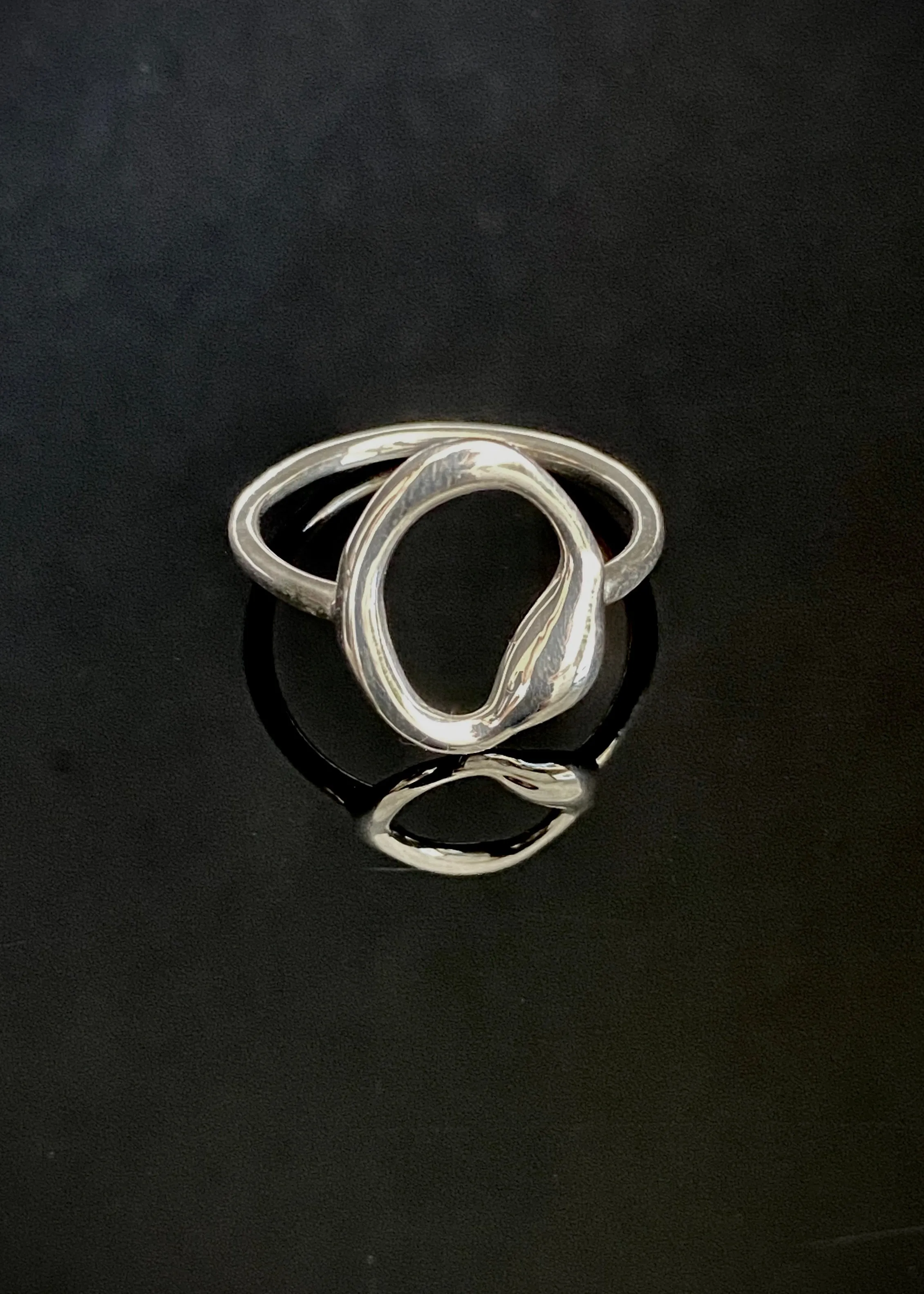 Organic Oval Ring | Sterling Silver sold by Modern Weaving