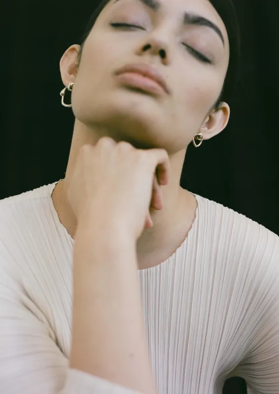 Petite Extrusion Studs | Bronze made by Modern Weaving