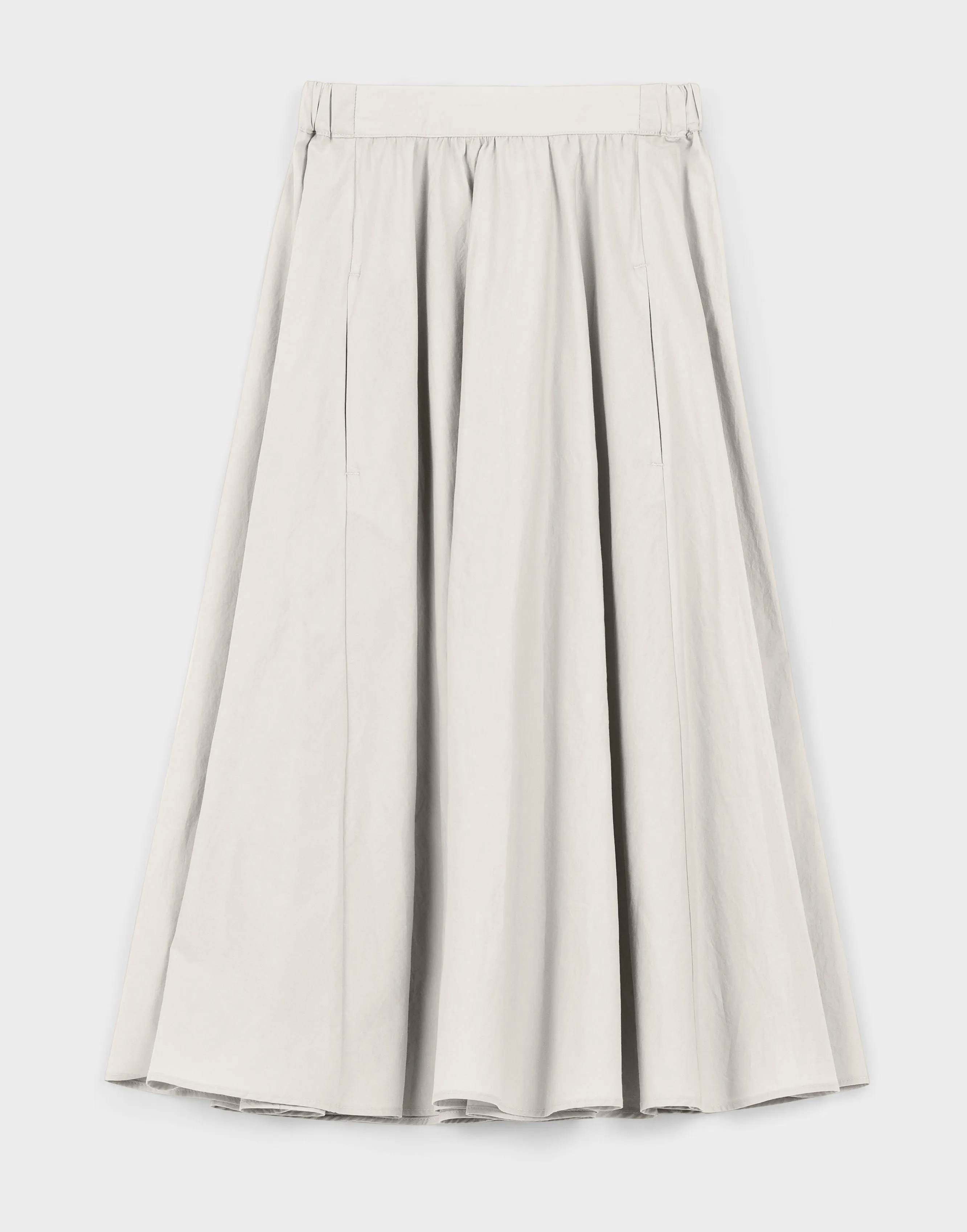 Relaxed Circle Skirt | Off White Parchment Poplin sold by Modern Weaving product image thumbnail 3