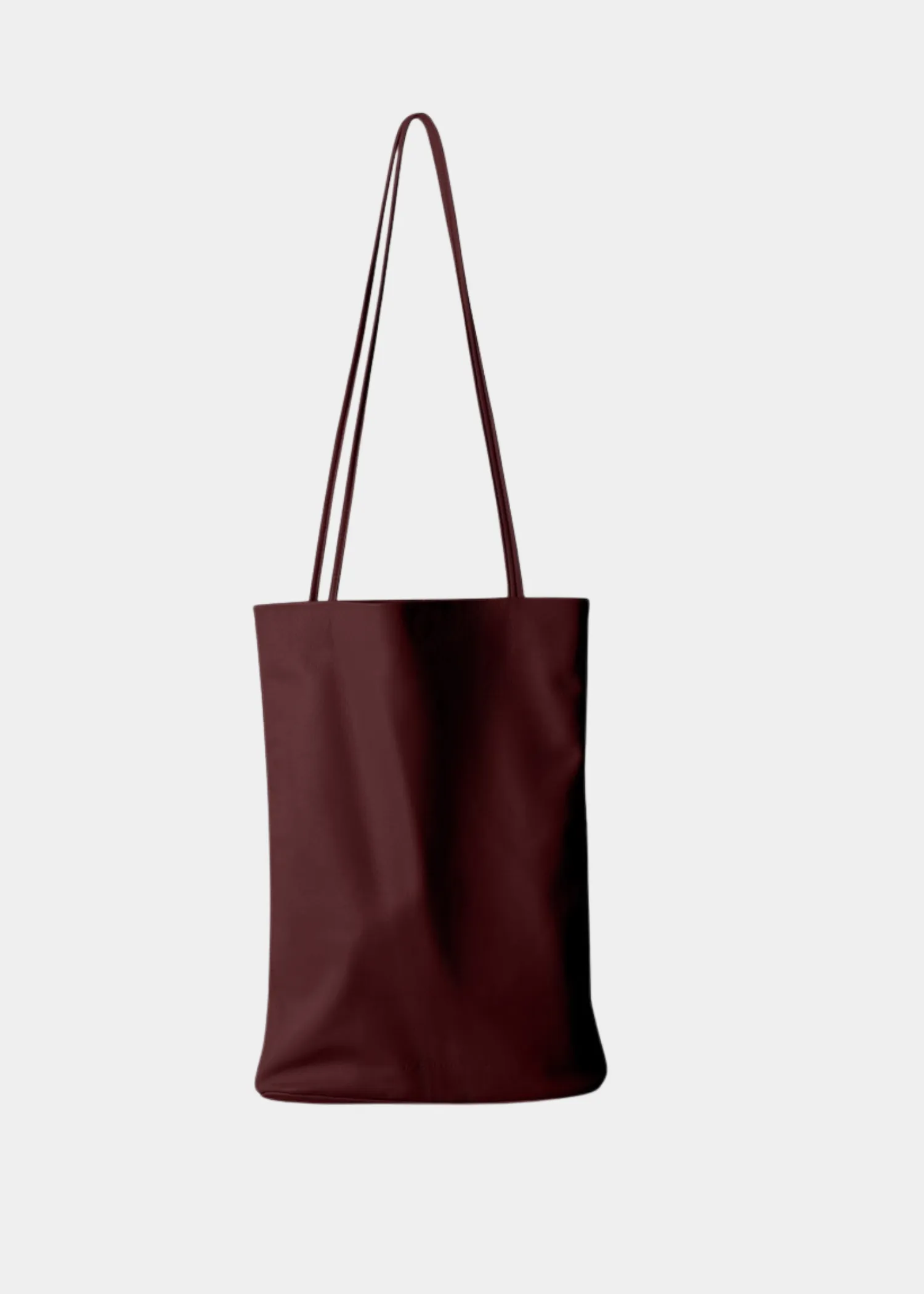 Slim Elongated Tote | Burgundy sold by Modern Weaving product image thumbnail 4