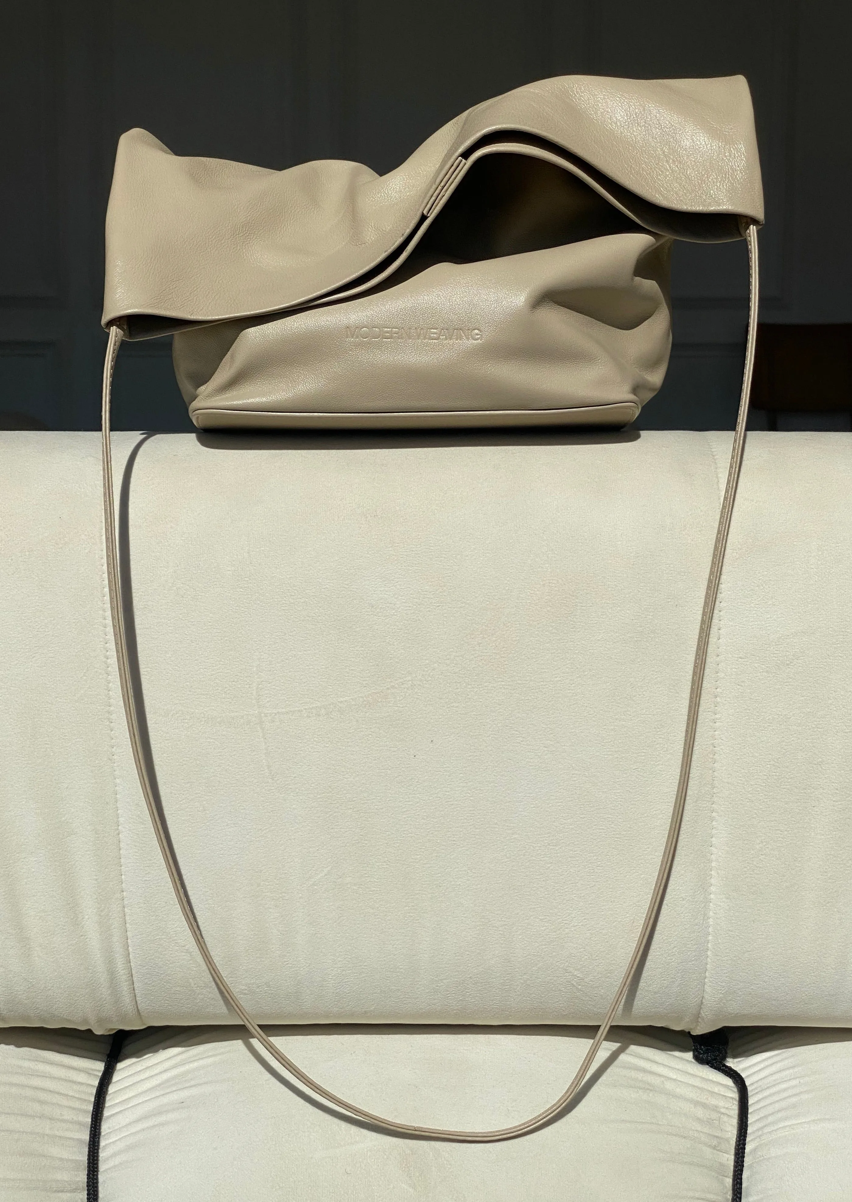 Single Strap Tall Crossbody | Creme sold by Modern Weaving product image thumbnail 3