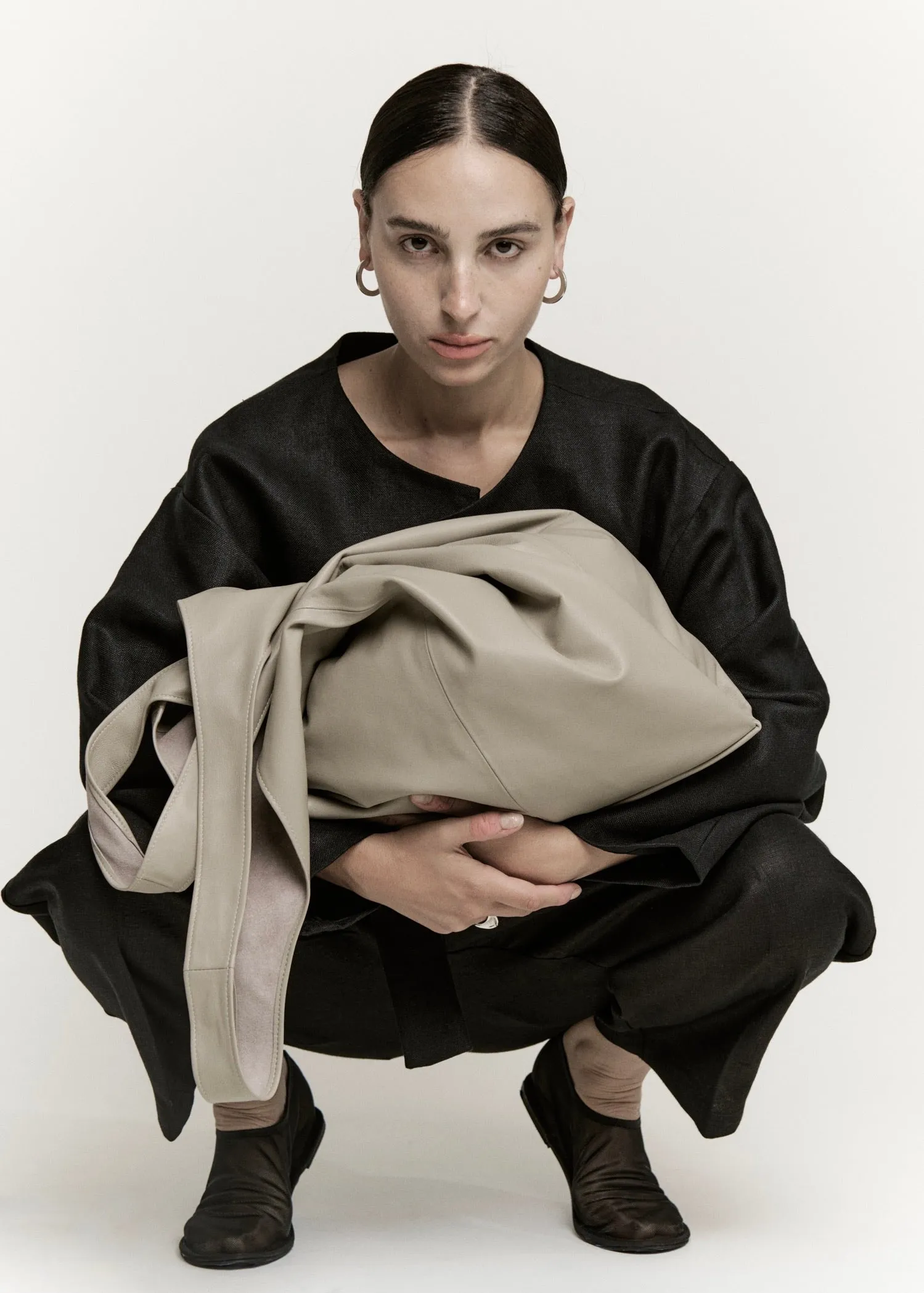 XL Oversize Shopper | Stone sold by Modern Weaving