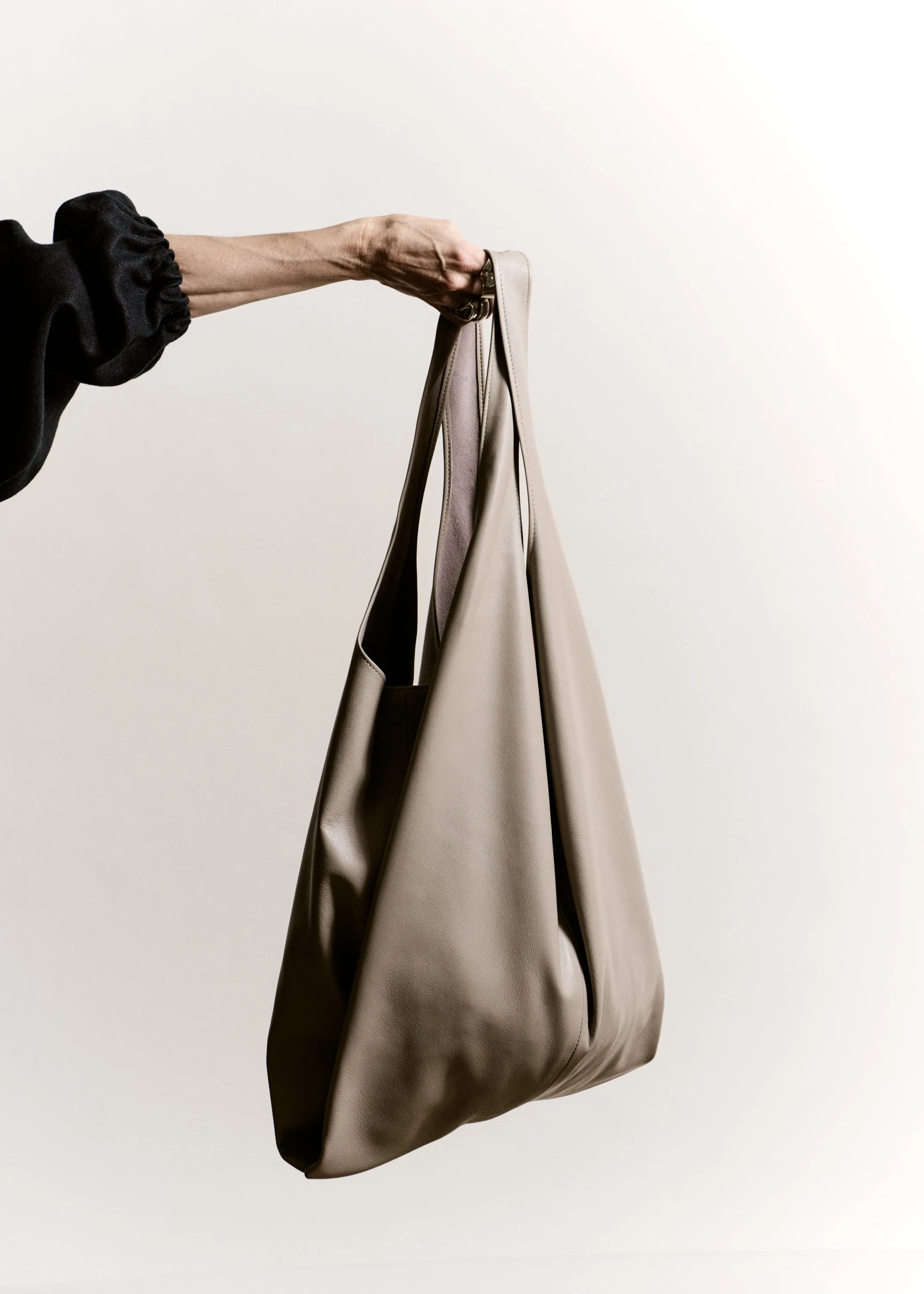 XL Oversize Shopper | Stone sold by Modern Weaving product image thumbnail 3