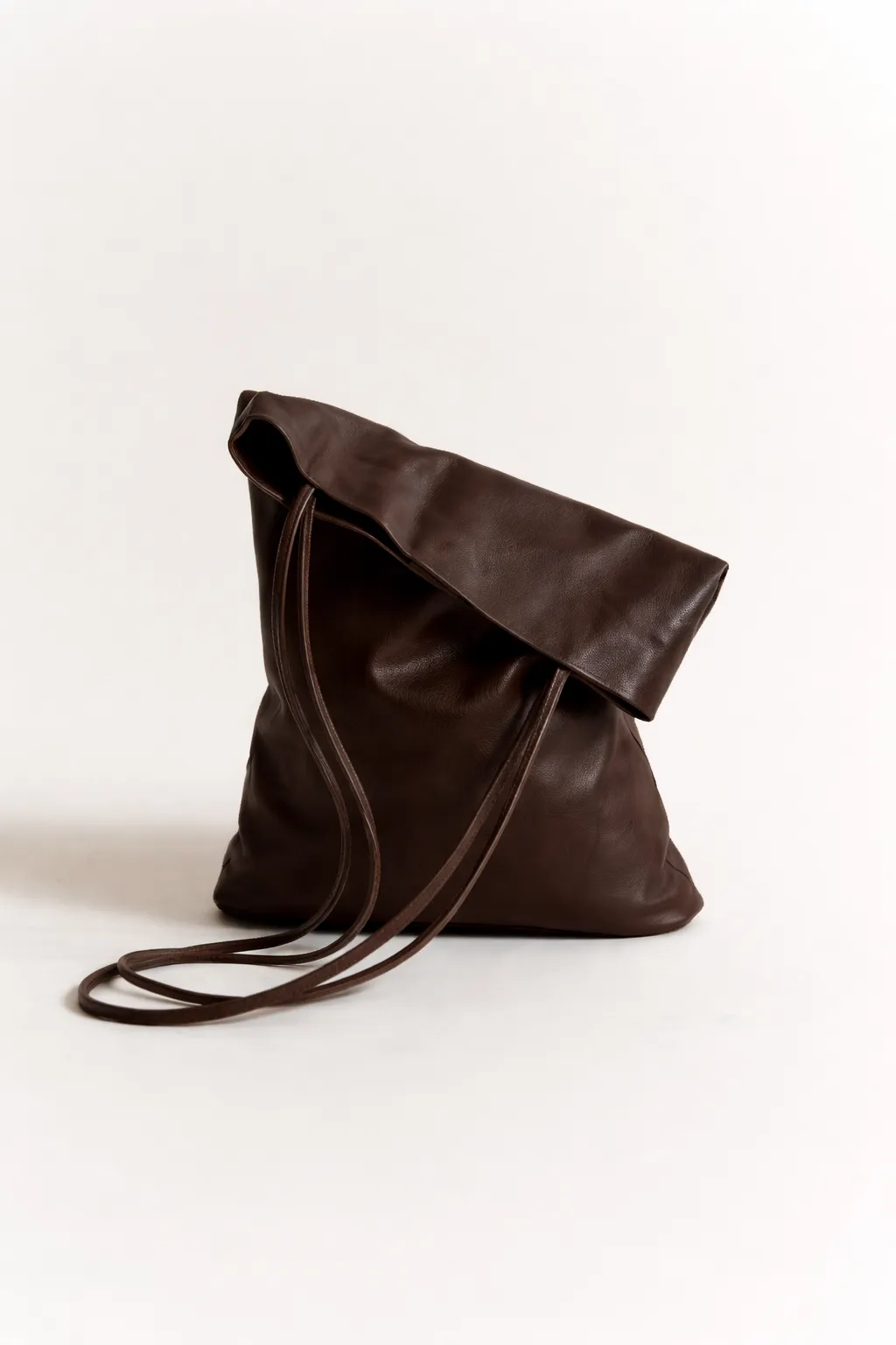 Slim Elongated Tote | Cognac sold by Modern Weaving