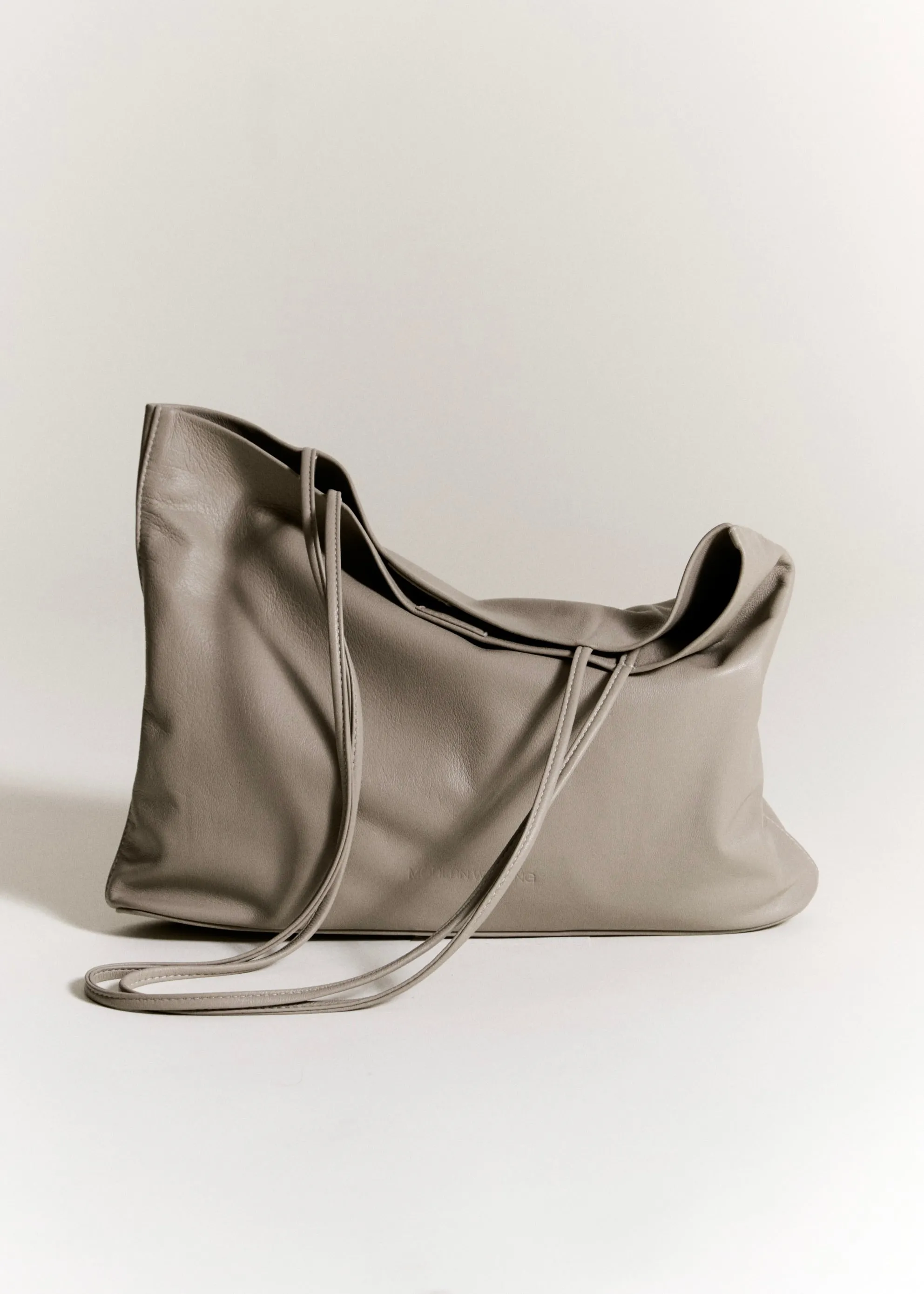 Narrow Oval Relaxed Tote | Stone sold by Modern Weaving product image thumbnail 3