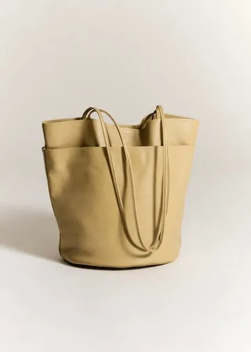 Dual Pocket Bucket | Banana sold by Modern Weaving product image thumbnail 2