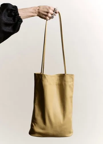 Slim Elongated Tote | Banana sold by Modern Weaving product image thumbnail 3