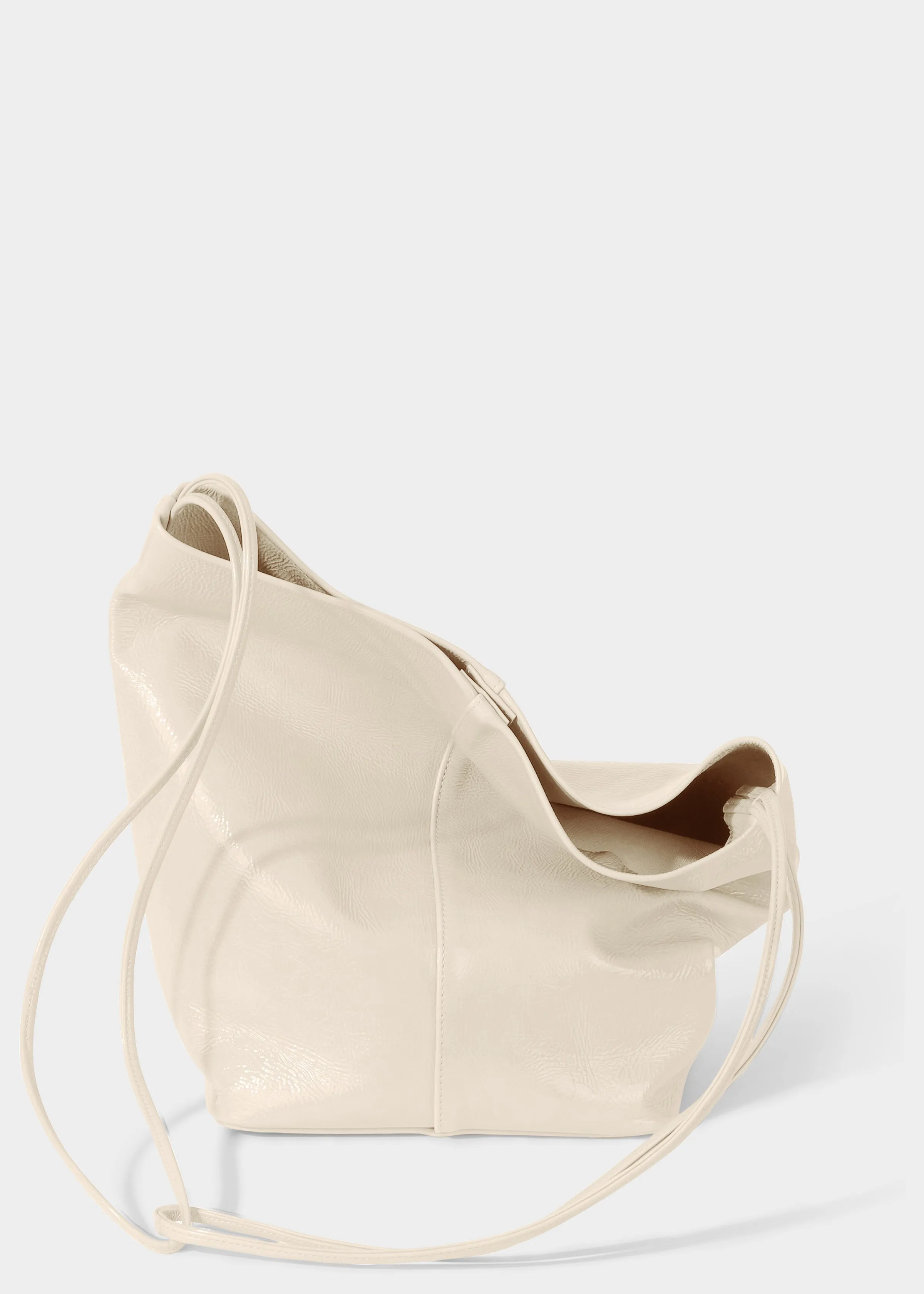 Infinity Strap Tall Crossbody | Glossed Bone sold by Modern Weaving product image thumbnail 2