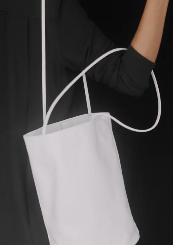 Drape Oval Bucket | Creme made by Modern Weaving