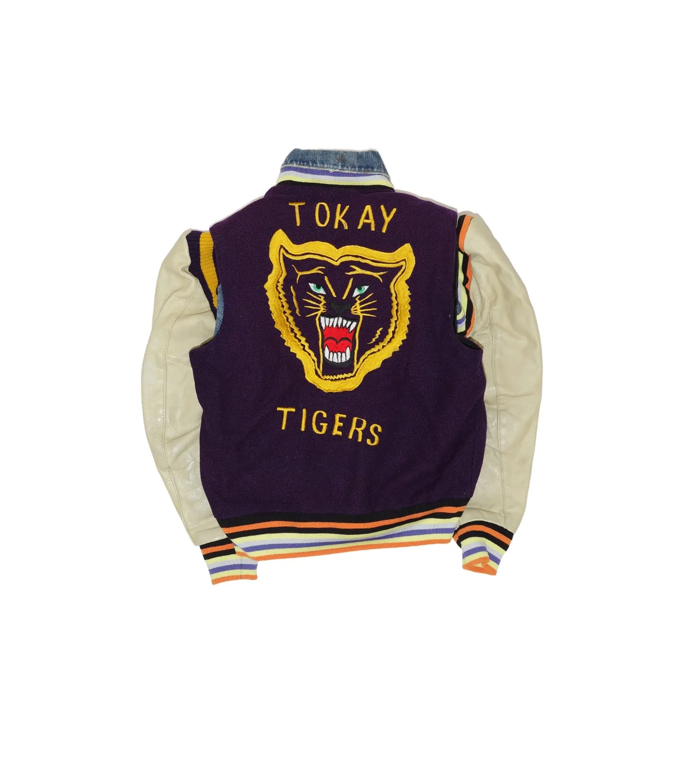 DENIM JACKET × VARSITY JACKET - ONE OFF sold by TANAKA product image thumbnail 2