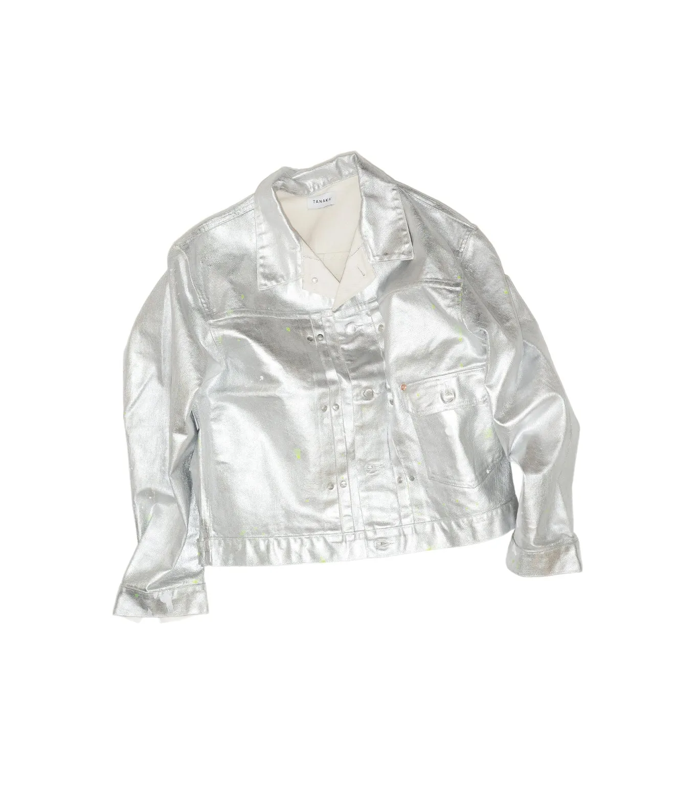 NEW CLASSIC JEAN JACKET - SILVER sold by TANAKA